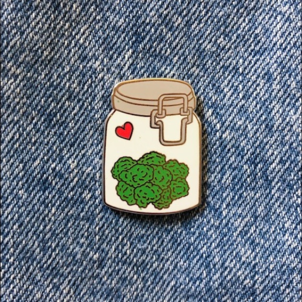 Nug Jar Enamel Pin